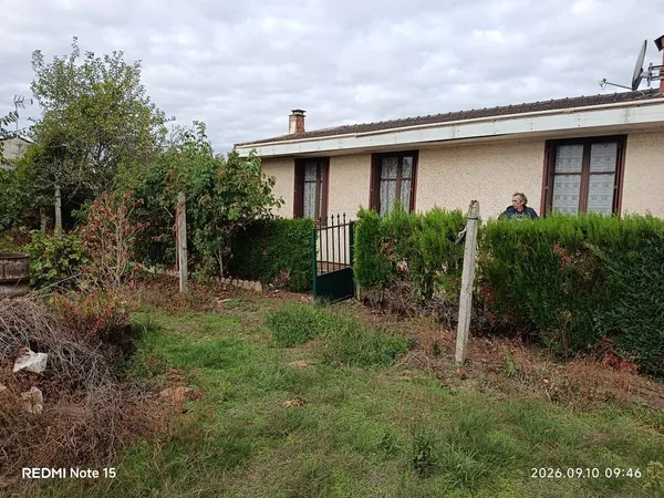 maison de plein pied 91 m2 1100 m2 de terrain clos