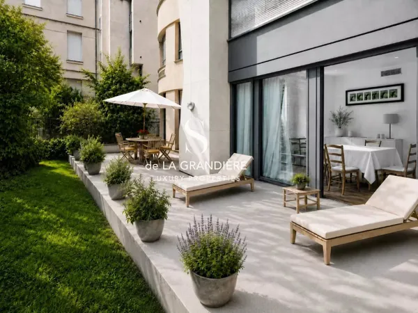 Paris 16ème - Rez-de-jardin luxueux - Avenue Raymond Poincaré -