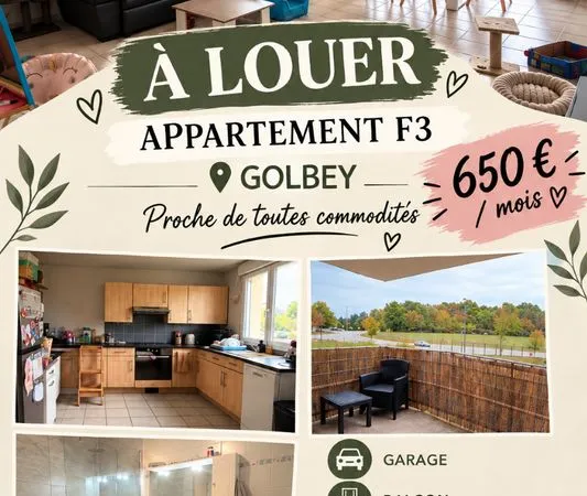 Appartement 3 pièces