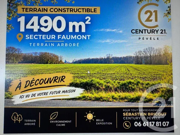 Terrain 1490 m²