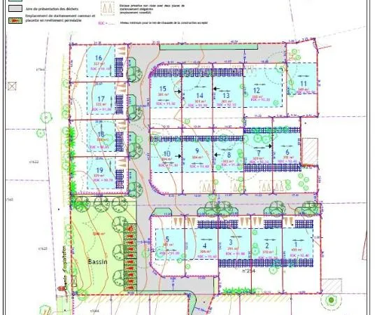 Terrain 301 m²
