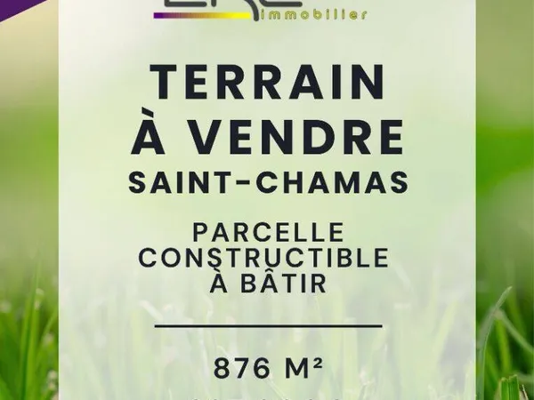 Terrain constructible 876 m²