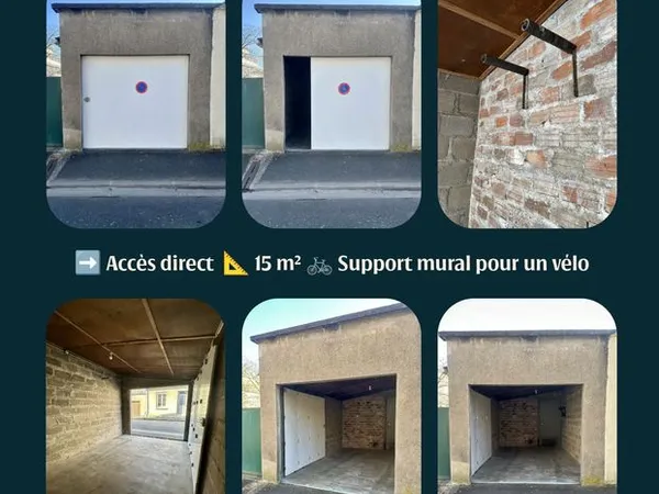 🚗 garage box fermé à louer | à 4 min à pied de la gare tgv de saint-pierre-des-corps