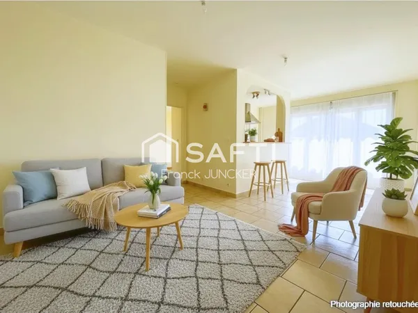 Appartement T2 Rez-de-chaussée avec Cave et Parking .