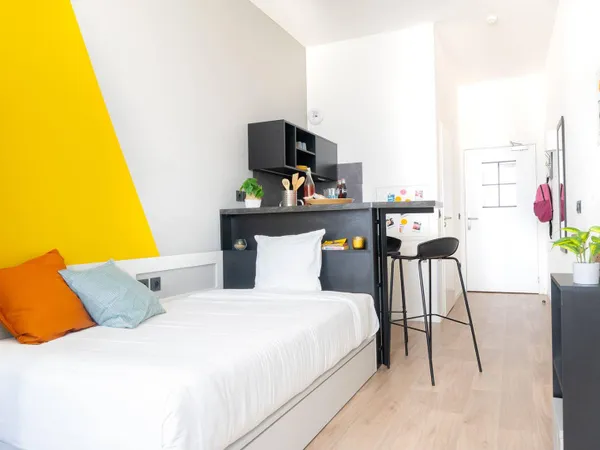 Studio 1 pièce 19 m²