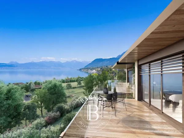 Évian-les-Bains - Villa de 137m² - Vue lac - 5 chambres - 4 stationnements