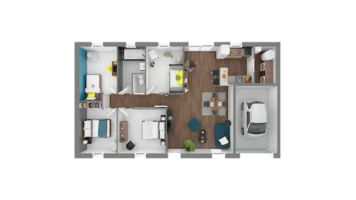 Maison neuve 5 pièces 91 m²