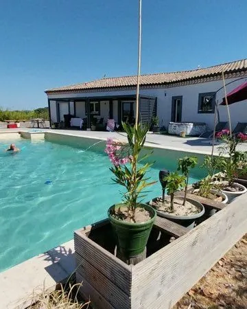 Maison plein pied 220m2 avec piscine