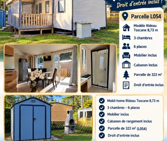 Mobil-home rideau toscane