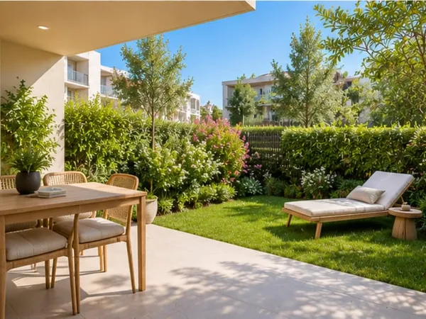 LA SEYNE-SUR-MER  STUDIO NEUF EN REZ-DE-JARDIN AVEC TERRASSE