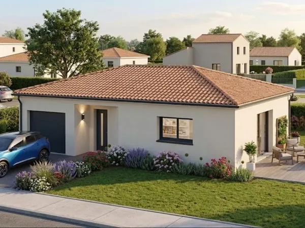 Projet de construction d'une maison 93 m² avec terrain à CELLES (17)