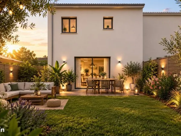 Maison contemporaine à étage de 90 m² avec suite parentale et garage sur terrain de 300 m² à Bages (