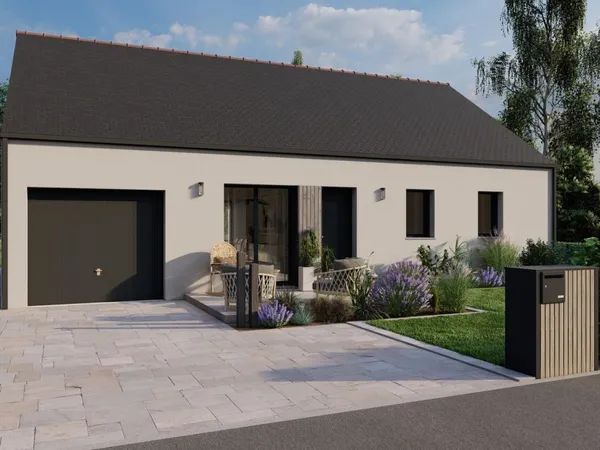 Terrain + maison 85 m²