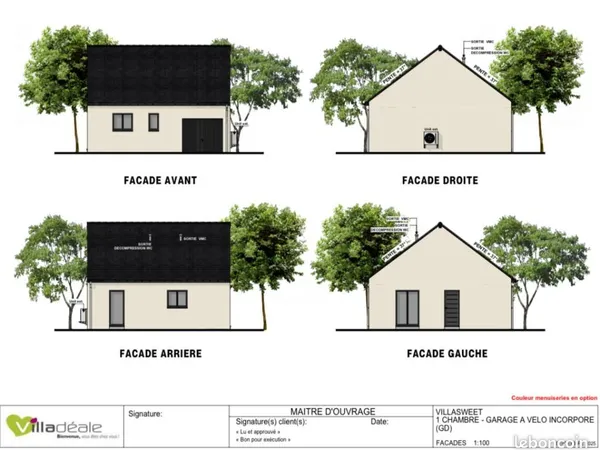 Maison 3 pièces 47 m²