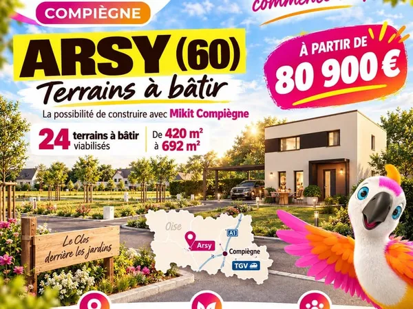 Terrain 420 m²