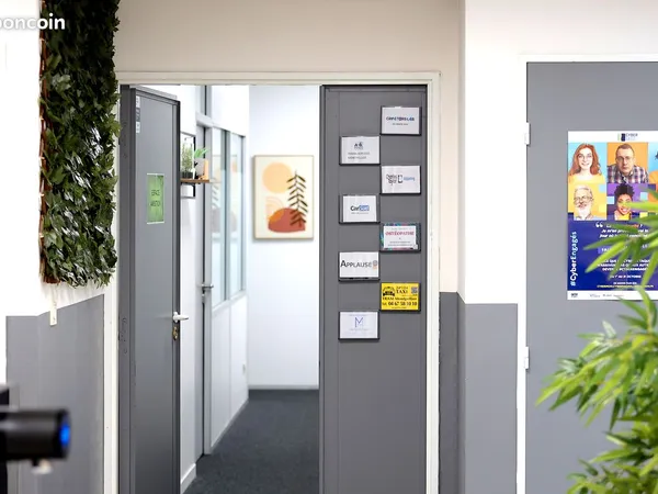 Bureaux independants equipes : wifi parking bail flexible millenaire montpellier