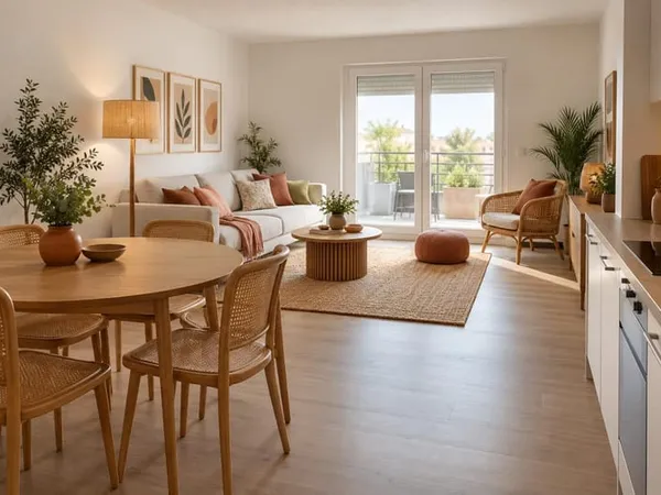 BALCON - CELLIER - RÉSIDENCE CLOSE ET ARBORÉE