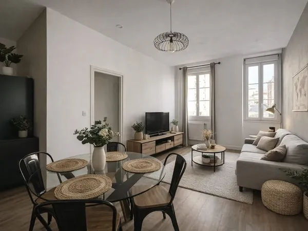 À LOUER T2 MEUBLÉ 53 m2 MÂCON CENTRE