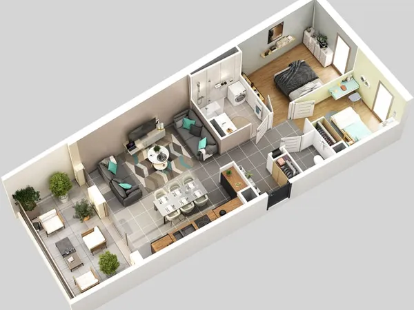 T3 - APPARTEMENT NEUF - CENTRE VILLE