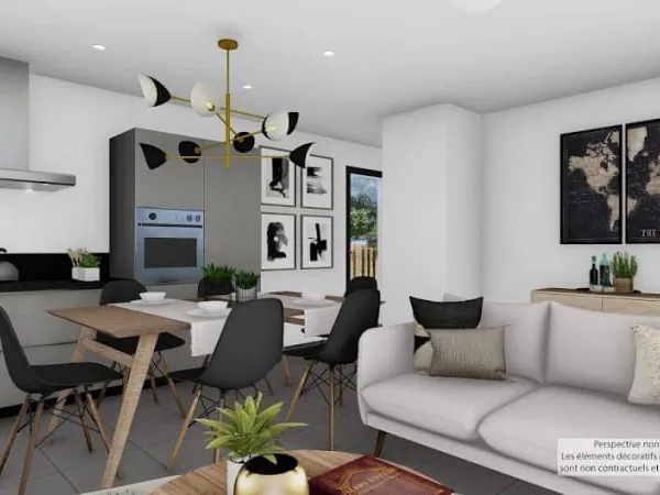 Maison neuve 2 pièces 44 m²