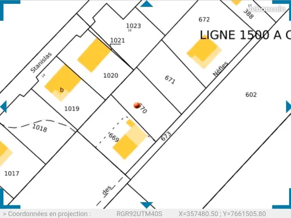 A vendre terrain 1000m2 à la Plaine des Palmistes