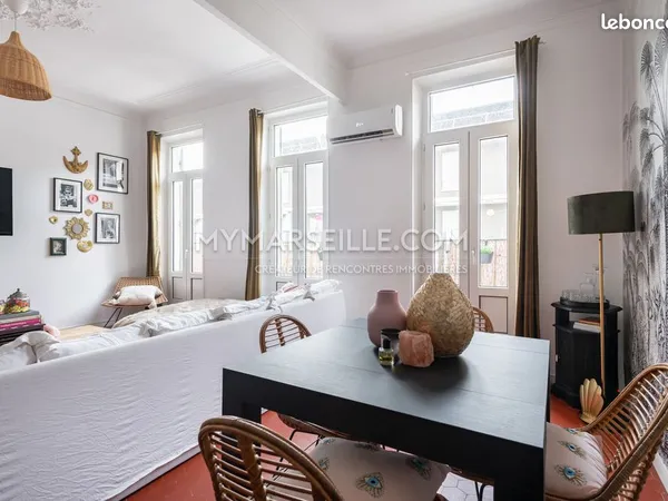 Appartement Vente 65m² Marseille 3ème arrondissement Saint-Lazare