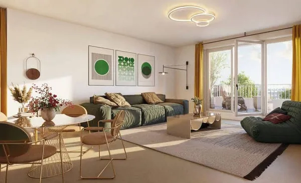 Appartement 3 pièces 49 m²