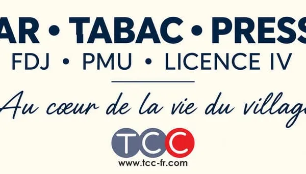 Fond de commerce bar, tabac, presse, FDJ et PMU au coeur d'un village provençal