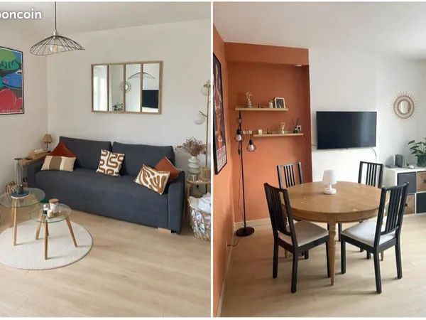 T3 duplex meublé 54 m² - Lille - 2 chambres - Refait à neuf