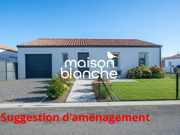 Maison neuve de 2025 aux normes PMR à 10mn de la mer