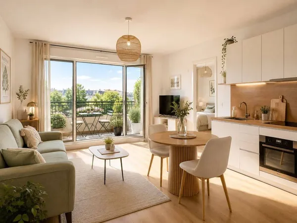 Appartement 2 pièces 45 m²