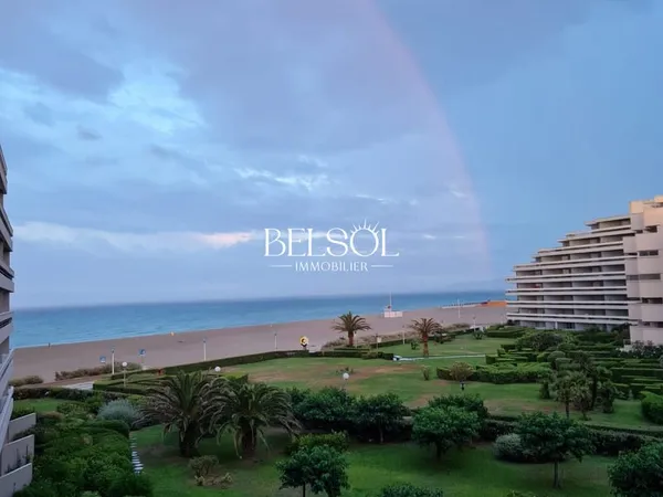 CANET SUD Appartement rénové T3, Vue Mer, accès Mer à pied,