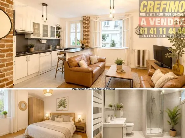 Appartement à Asnières-sur-Seine proche gares de Bécon-les-Bruyères et de Bois-Colombes