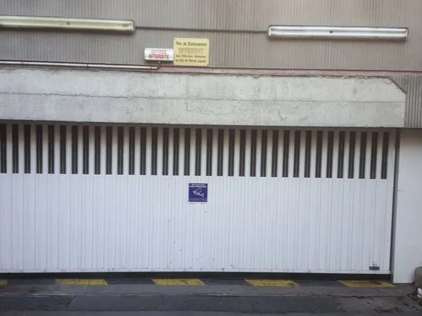 Box-parking en premier sous-sol 89 eur paris 18°