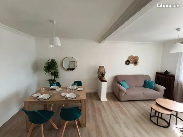 Grand T3 meublé de 75 m² - Double séjour, 2 chambres - Gagny