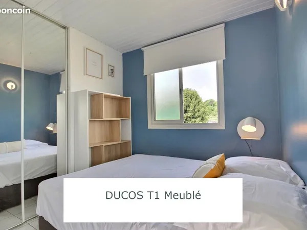 Charmant T1 bis tout équipé avec terrasse, climatisation & ménage inclus - Résidence calme
