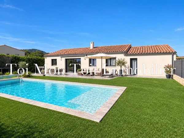 QUISSAC VILLA F5 DE PLAIN-PIED AVEC PISCINE SUR 800 m2 DE