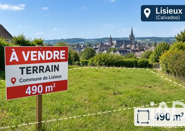 Terrain 490 m²