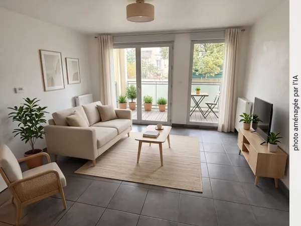 Appartement 2 pièces 42,55 m2 SANNOIS T2 AVEC BALCON ET