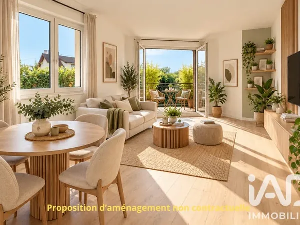 Appartement 3 pièces 65 m²