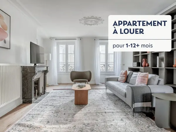 Spacieux 2 chambres quartier Batignolles