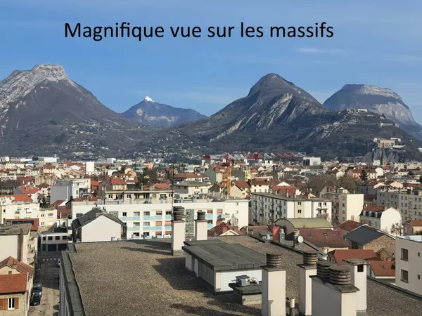 Grenoble Joseph Vallier - Appartement T4 de 84 m² en étage élevé