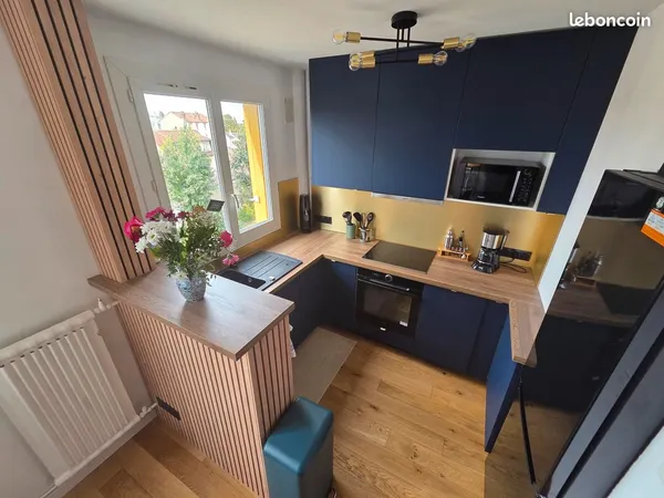 3 pièces refait à neuf 51 m² avec balcon, parking et cave - Bobigny La Ferme