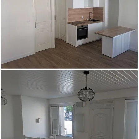 Location petite maison de ville, T2, entièrement rénovée, centre ville, 34m² +9m2 de sous-sol aménag