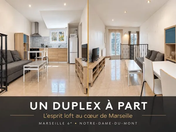 Duplex 2 pièces 38 m²