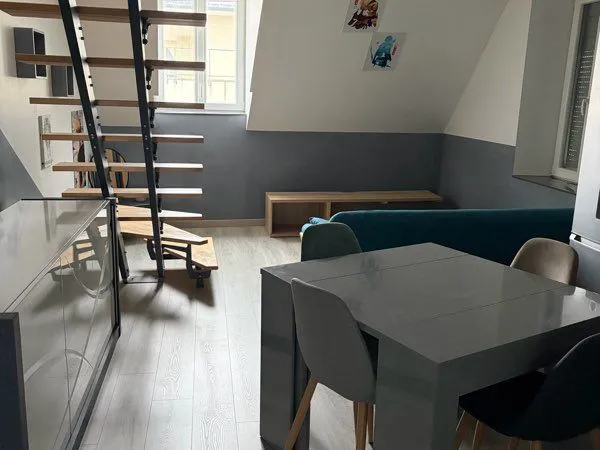 Dijon - Appartement duplex meublé plein de charme avec parking privatif et cave