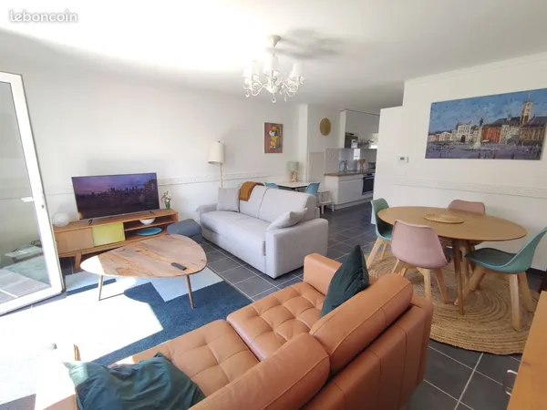Maison neuve 3 chambres avec terrasse et jardin