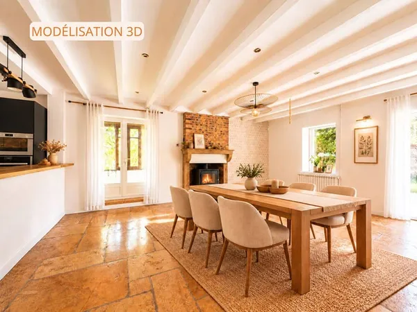 Maison de plain-pied 6 pièces 129 m²