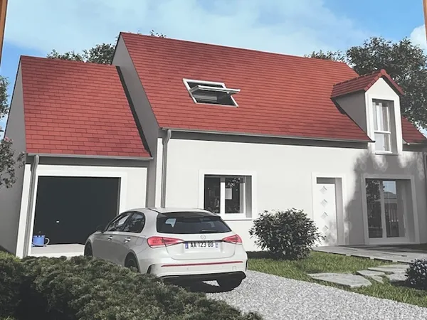 Terrain 700 m2 + Maison R + Comble - 5 ch - 124 m2