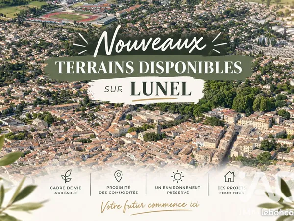 Terrain 808 m² Lunel